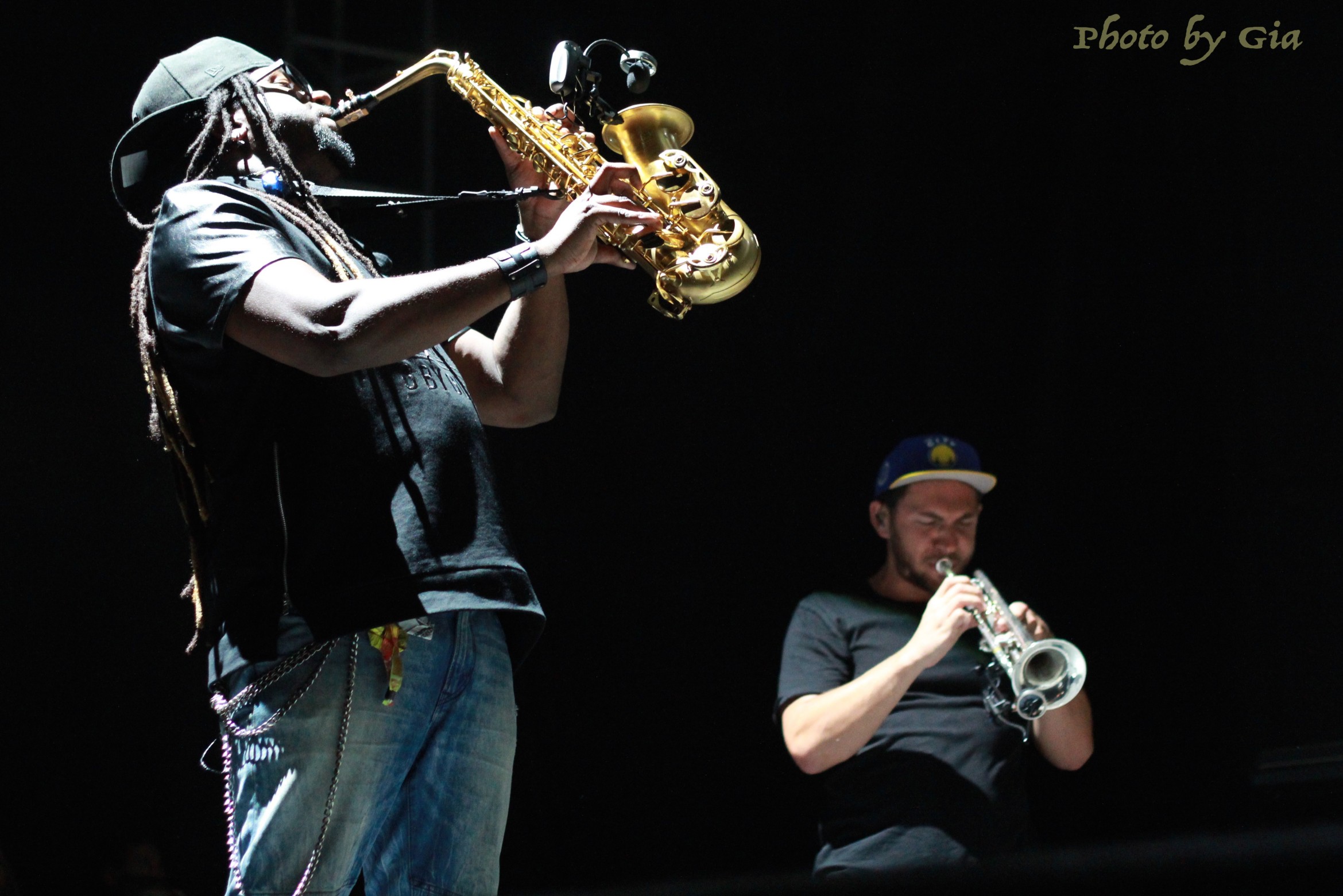 Khris Royal On Sax And Zach Meyerwitz On Trumpet, Killin' It!