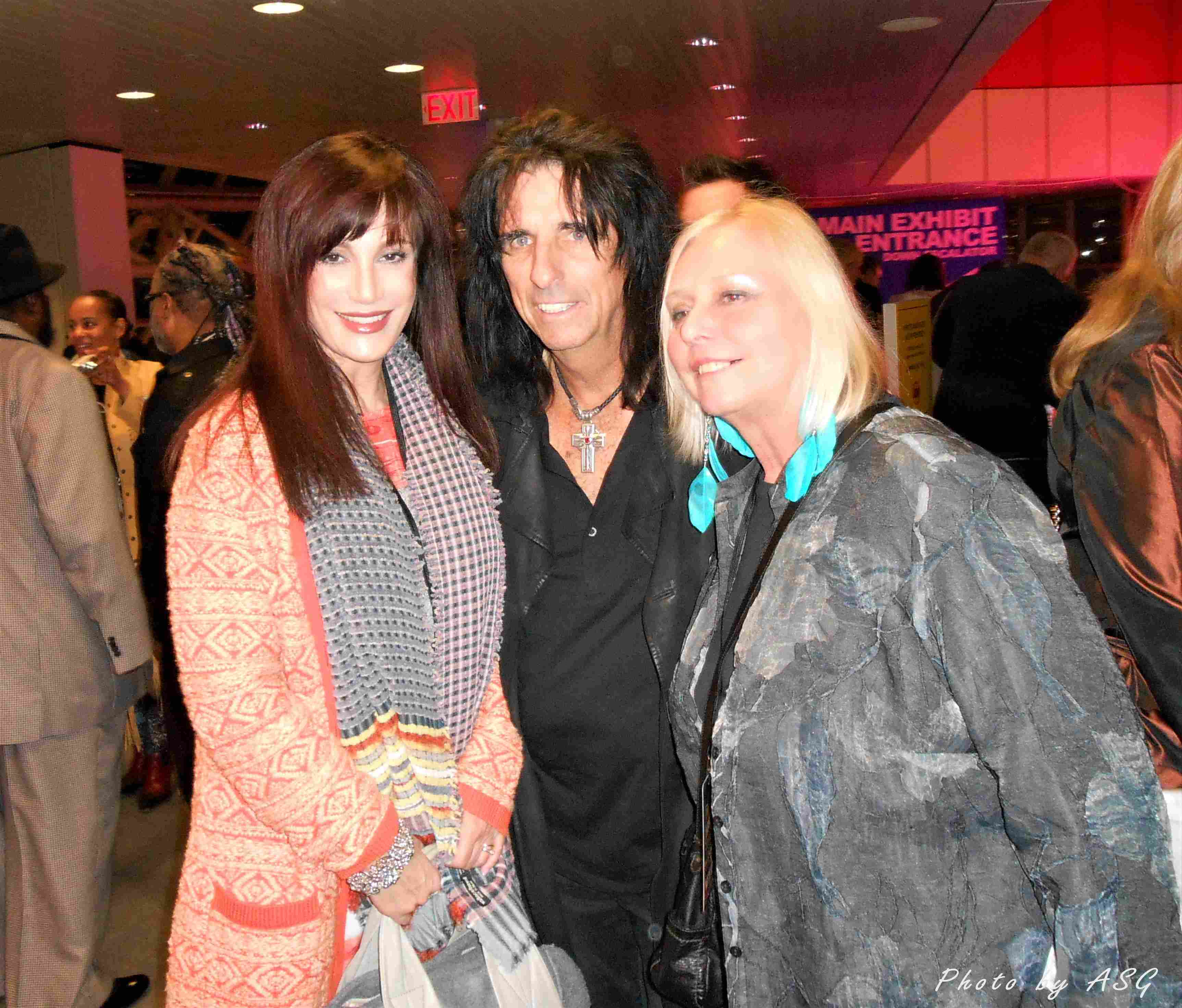 Dusty Street And Alice Cooper Before Inductions 2012
